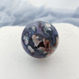 Blue Flower Agate Sphere